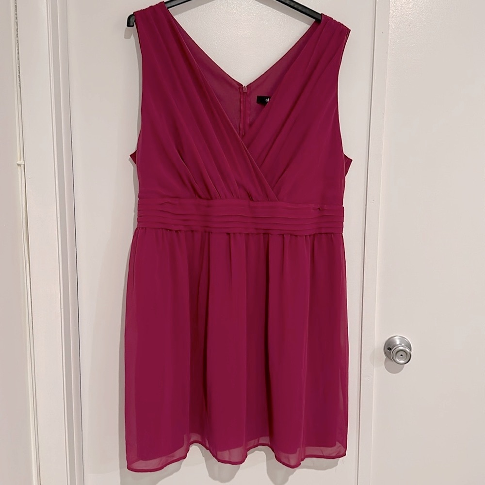 Ellos Fuchsia 28 Plus dress
